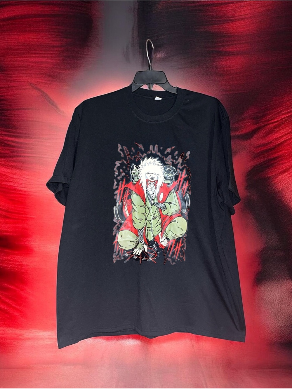 Naruto - Jiraiya black t-shirt
Size 3XL